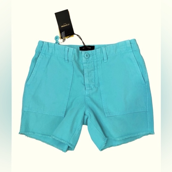 Le Superbe Beach Crawler Maldives Blue Cut Off Shorts Size 8 NWT - Picture 8 of 9